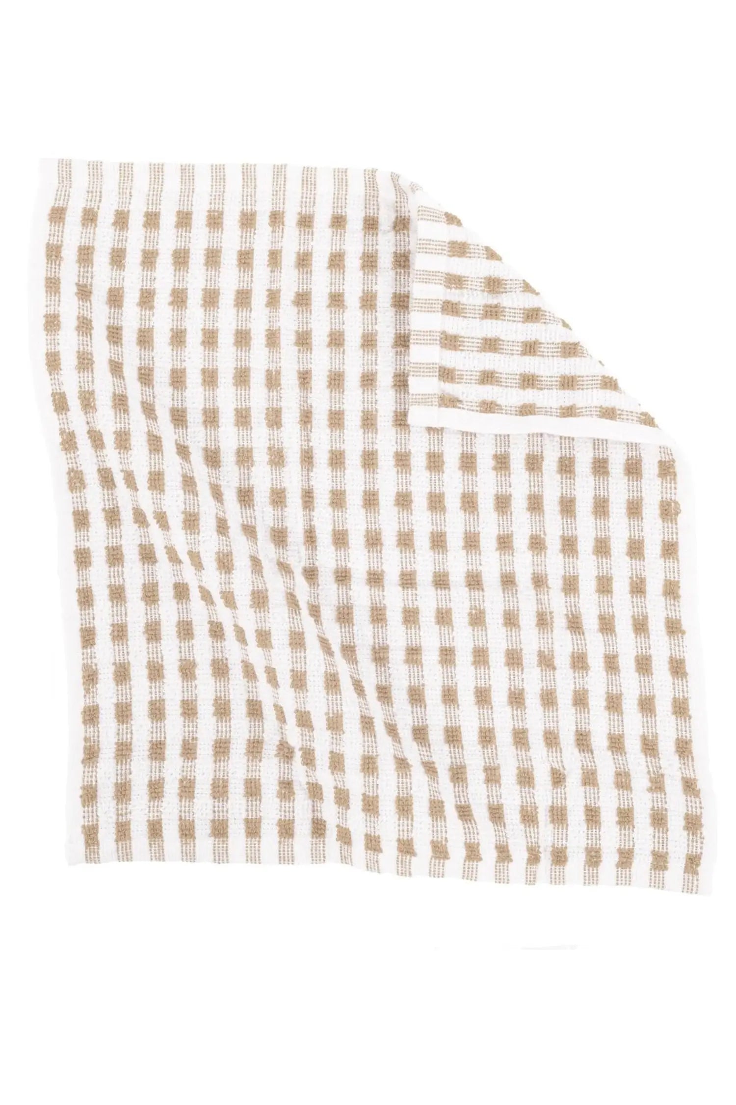Torchon Vaisselle OMAN - Set de 6 - 32x35 cm - Beige