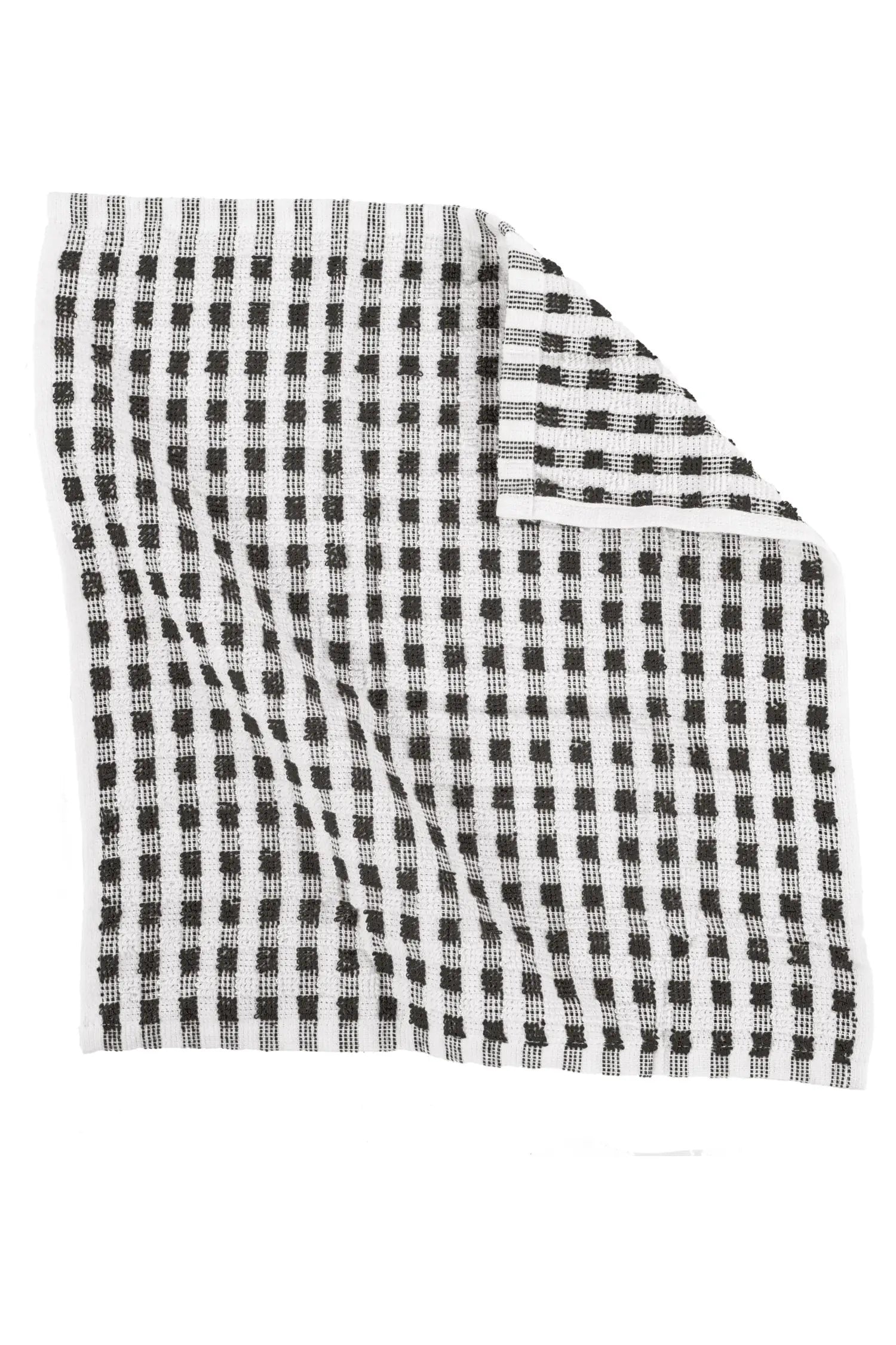 Torchon Vaisselle OMAN - Set de 6 - 32x35 cm - Noir