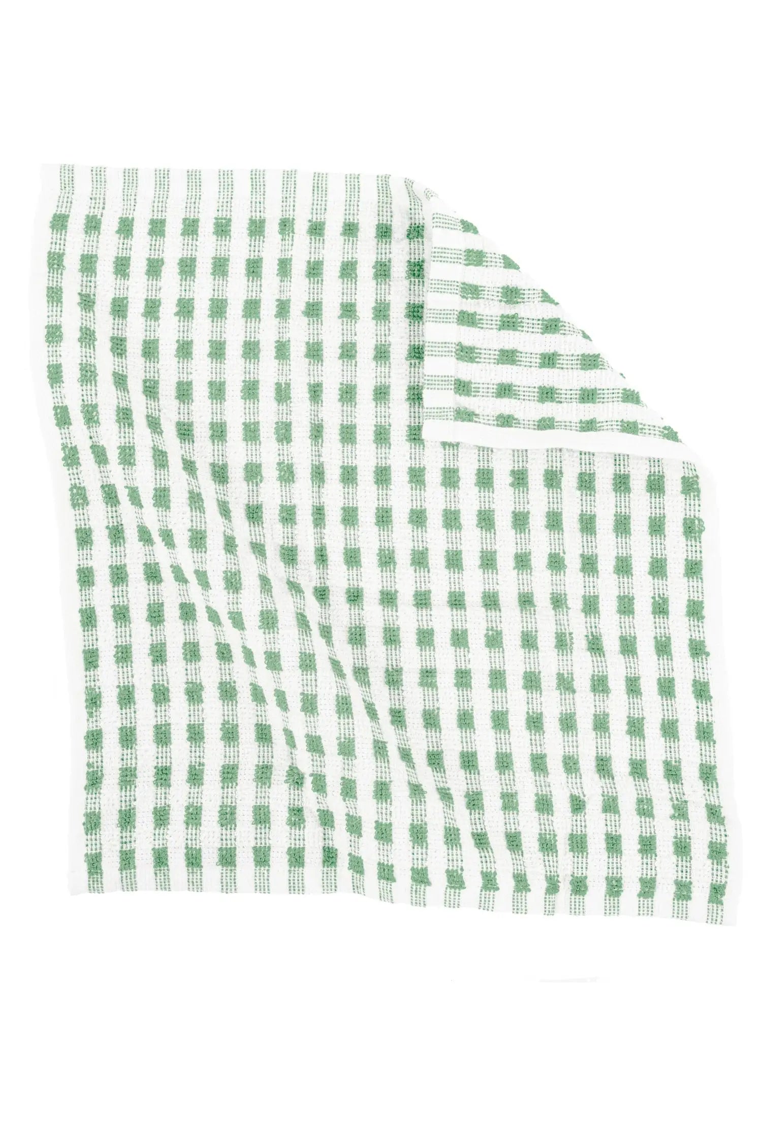 Torchon Vaisselle OMAN - Set de 6 - 32x35 cm - Vert