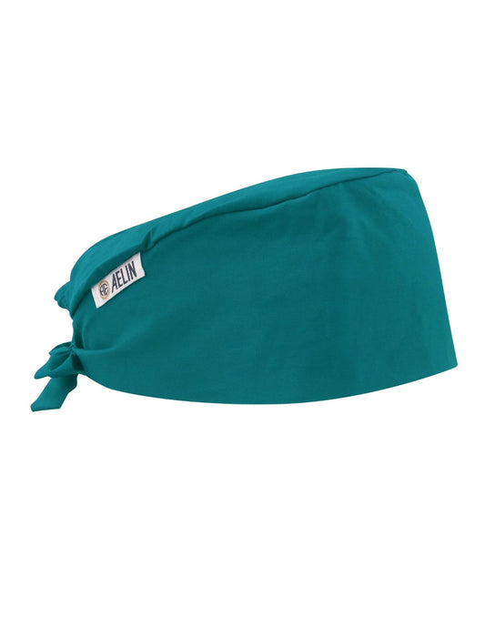 Calot de cuisine – Vert Turquoise – Cheveux courts, personnalisable