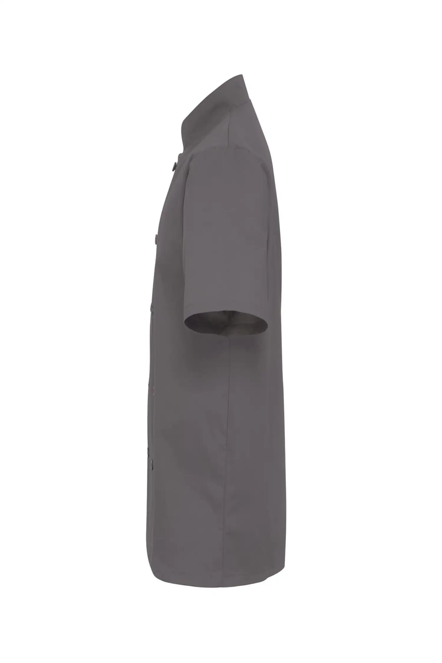 Veste chef cuisinier manches courtes à dix boutons Pro - Gris / XS