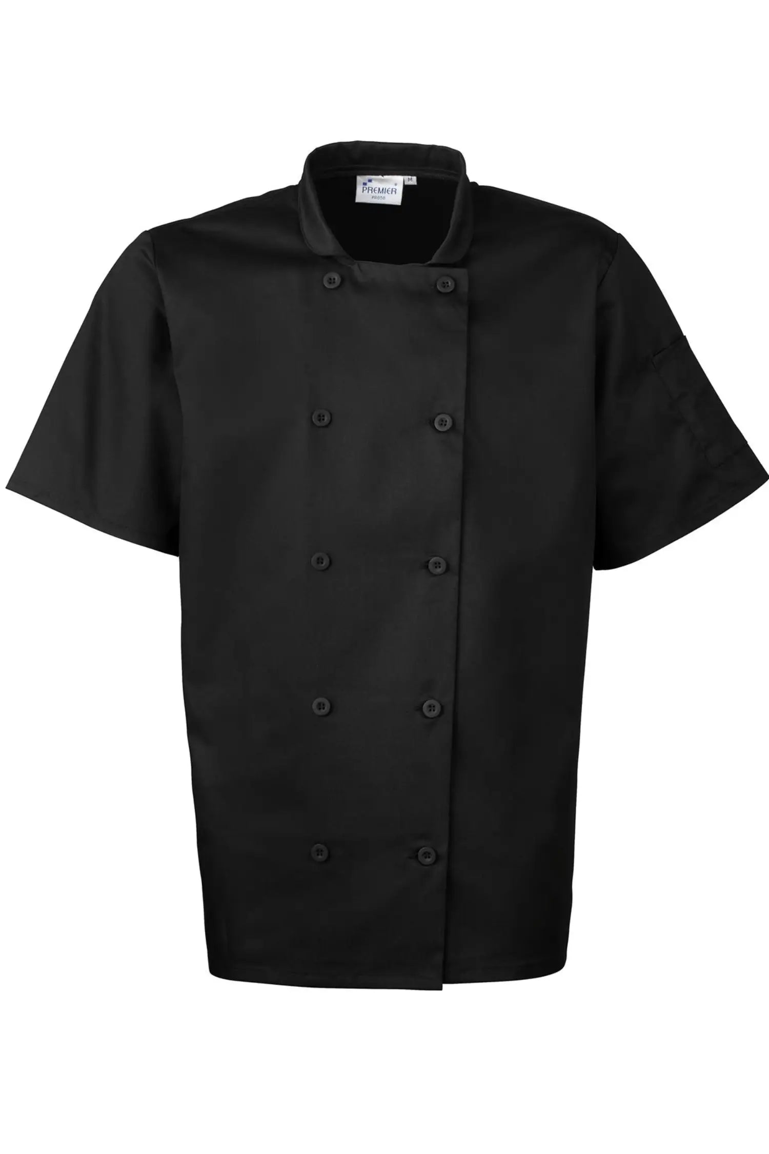 Veste chef cuisinier manches courtes à dix boutons Pro