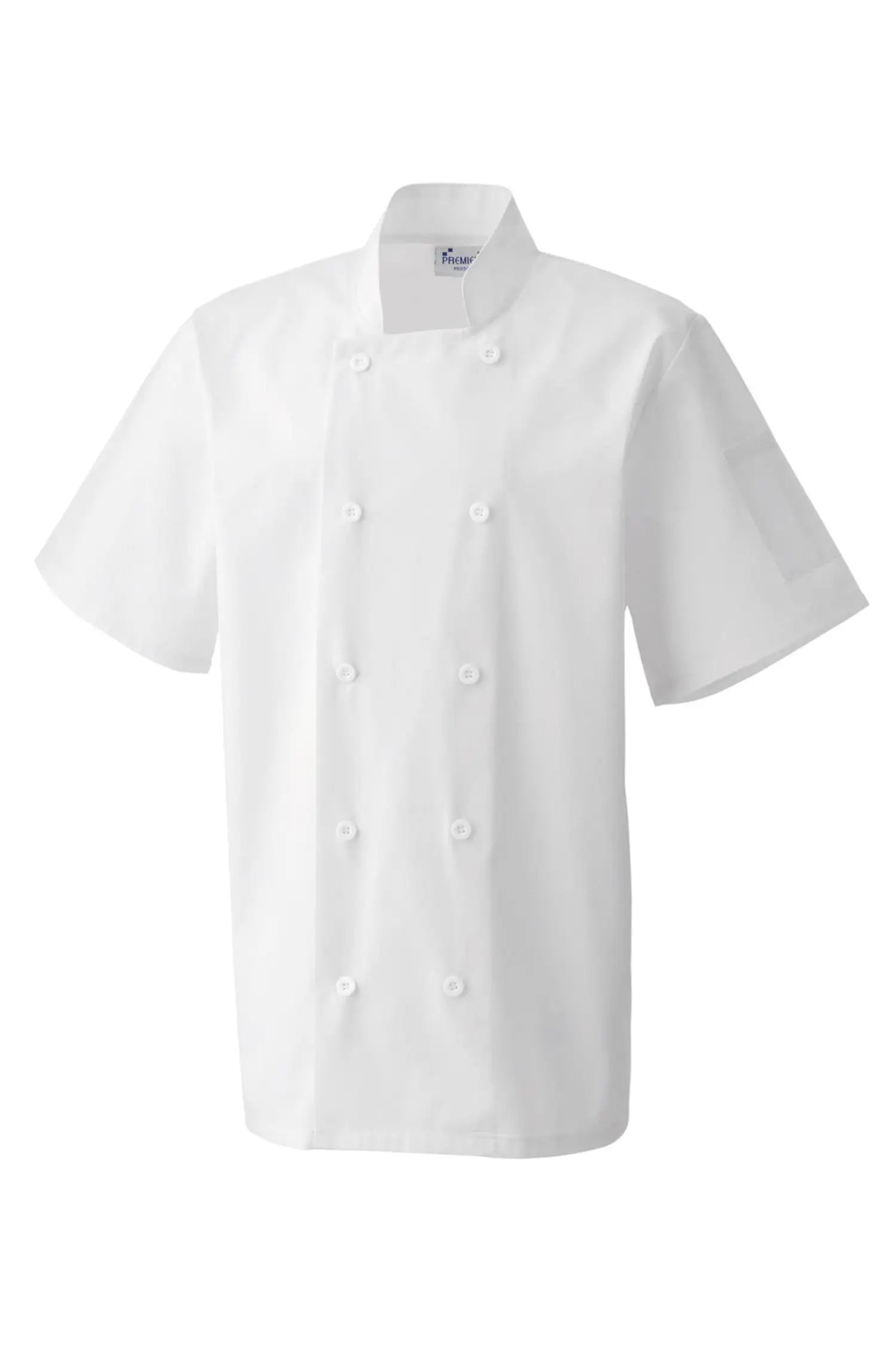 Veste chef cuisinier manches courtes à dix boutons Pro