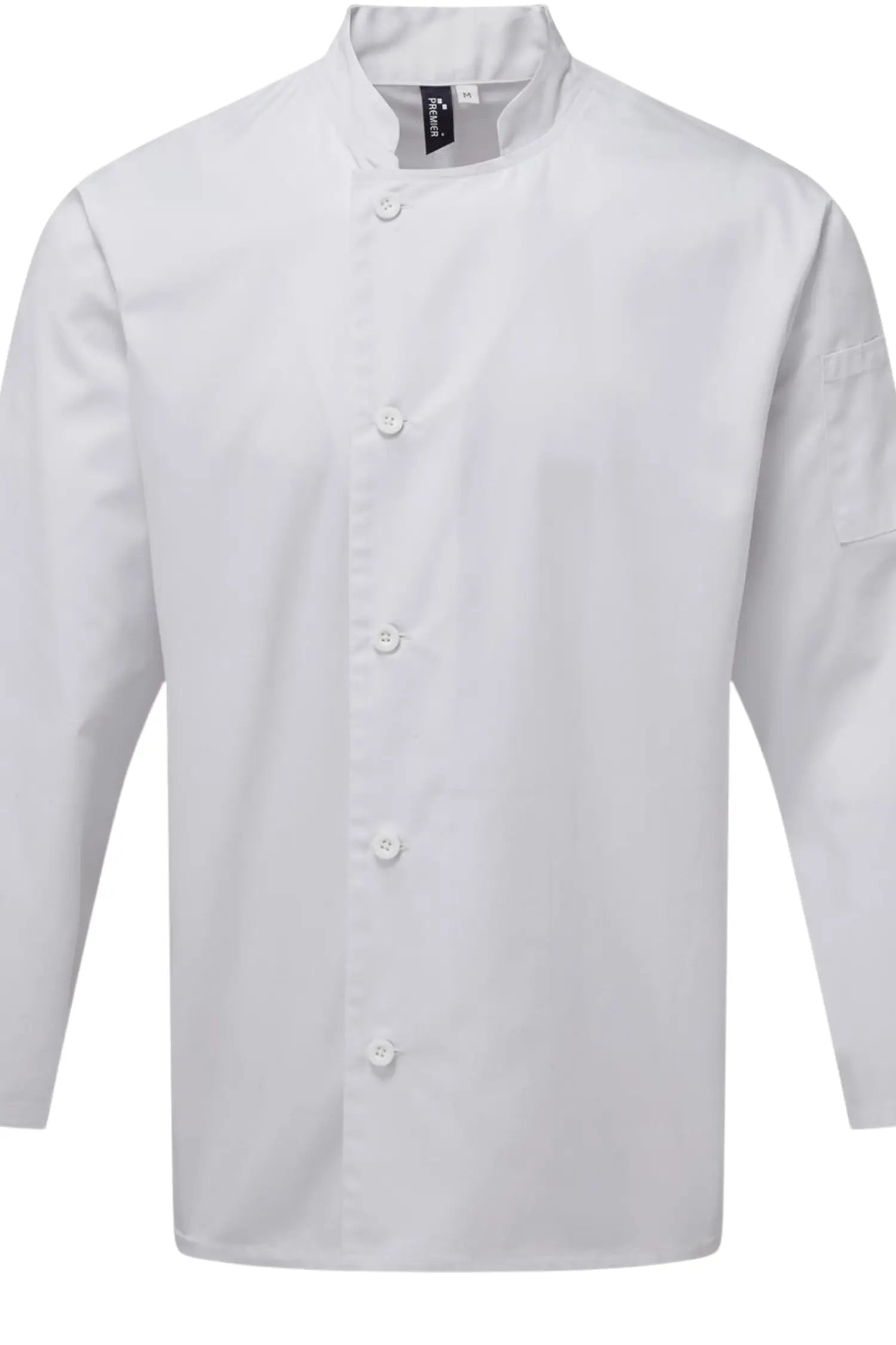 Veste de Chef Cuisinier Manches Longues ’Essential’ à Boutons Résine