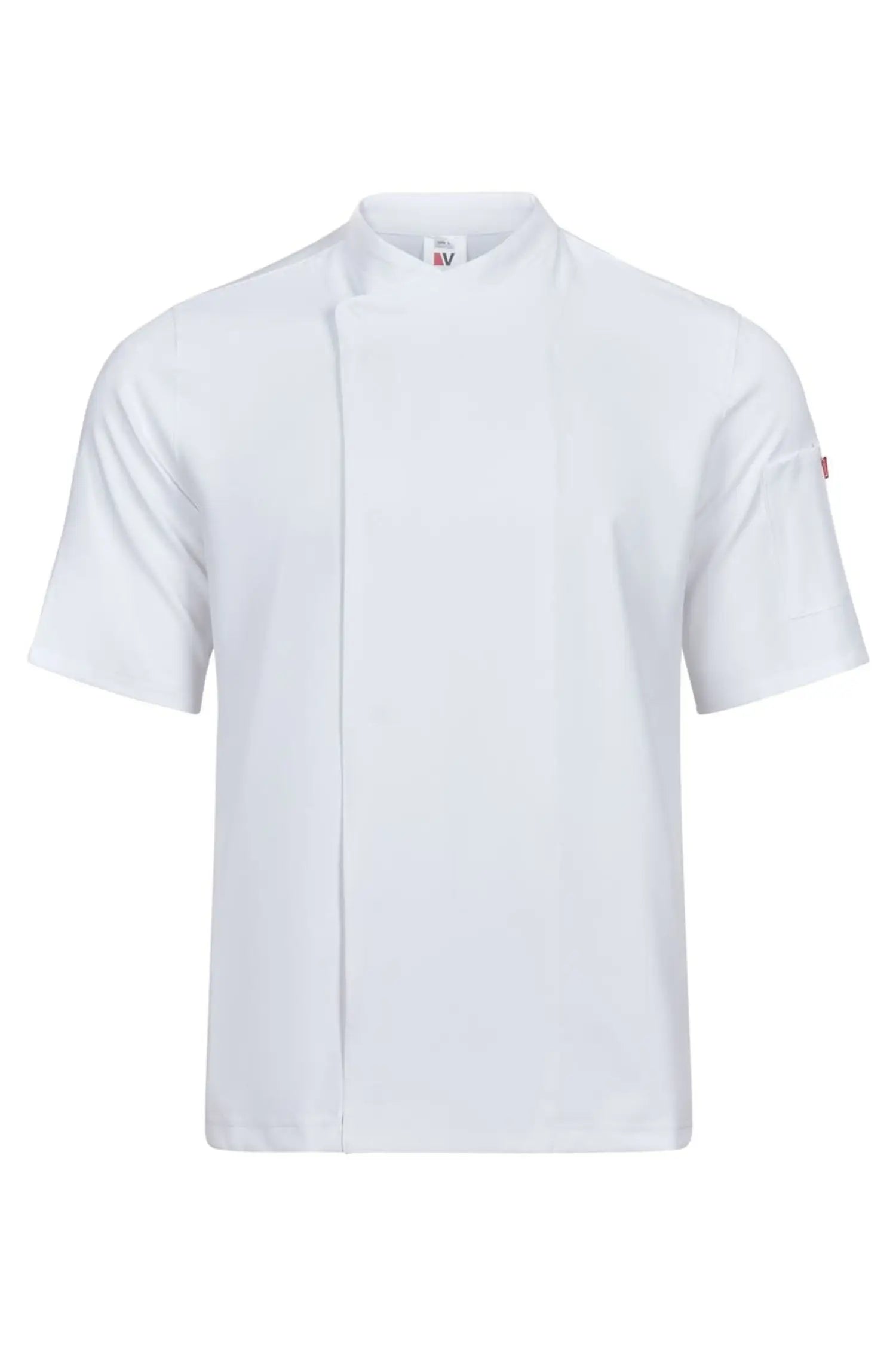 Veste de cuisine en microfibre avec dos Coolmax® à manches courtes - Blanc / XS