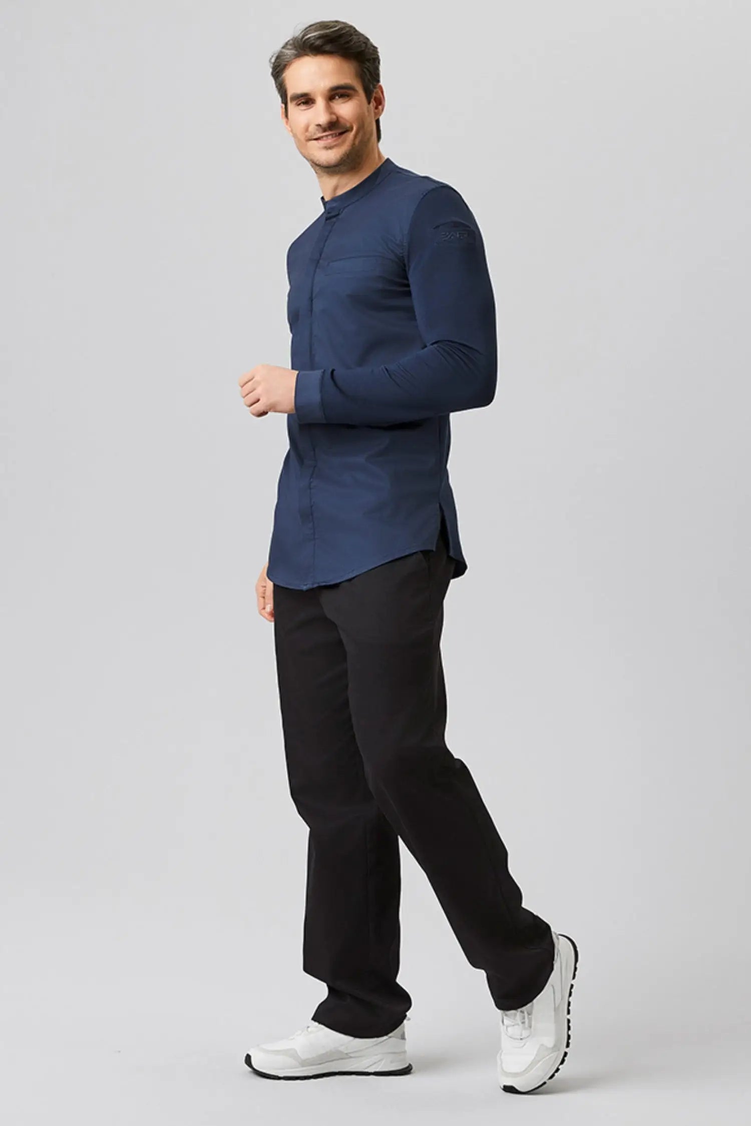 Veste de cuisine fonctionnelle unisexe manches longues (XS-5XL)