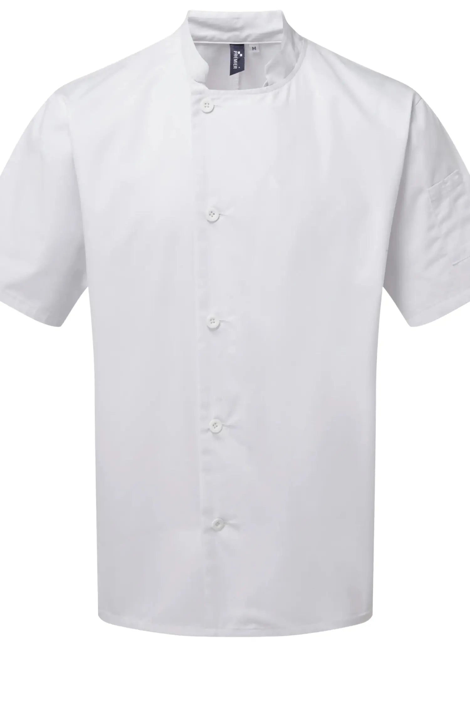 Veste de cuisine manches courtes ’Essential’ (XS-4XL) - Blanc / XS