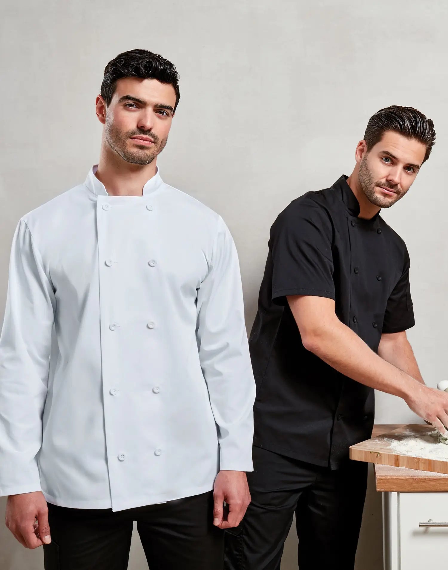 Veste de cuisine manches longues (XS-4XL)